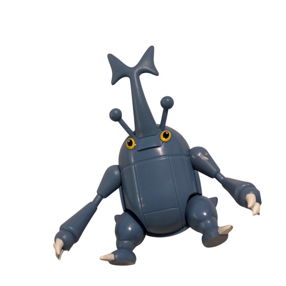 Pokemon Other - Pokemon Heracross Action Figure Jazwares Blue Battle Toy PKW3420-042524-KA 4 In